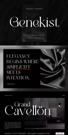 EE - Elegant Serif Font - Genekist JMSG6MK