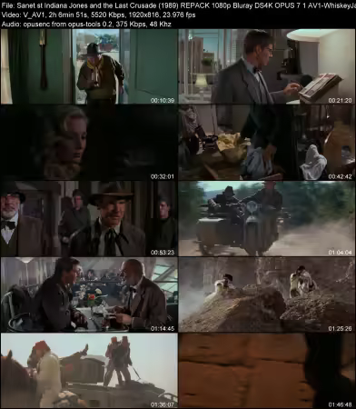 Indiana Jones and the Last Crusade 1989 REPACK 1080p Bluray DS4K OPUS 7.1 AV1-WhiskeyJack