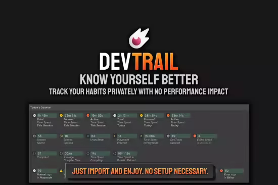 Unity Asset - DevTrails - Developer Statistics Made Easy v1.6.2