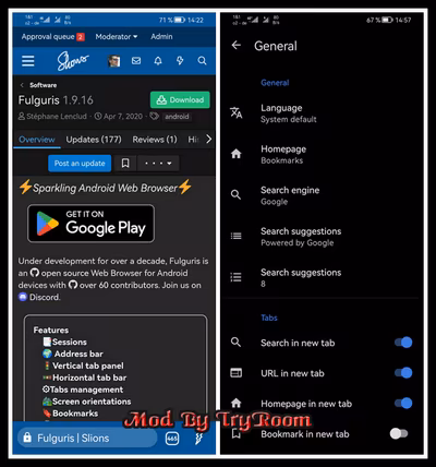 Fulguris Web Browser v2.0.4