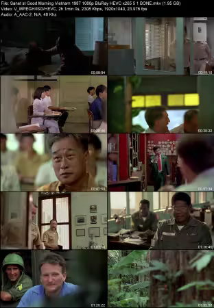 Good Morning Vietnam 1987 1080p BluRay HEVC x265 5.1 BONE