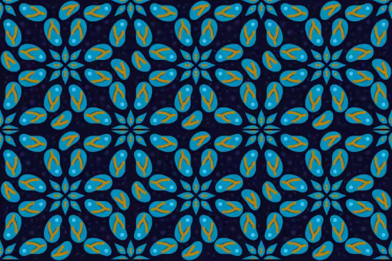 EE - Flip Flops Seamless Pattern CT2QZ6E