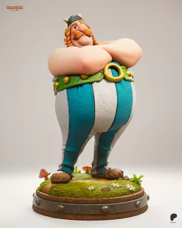 Tanuki Figures – Obelix Toon – 3D Model