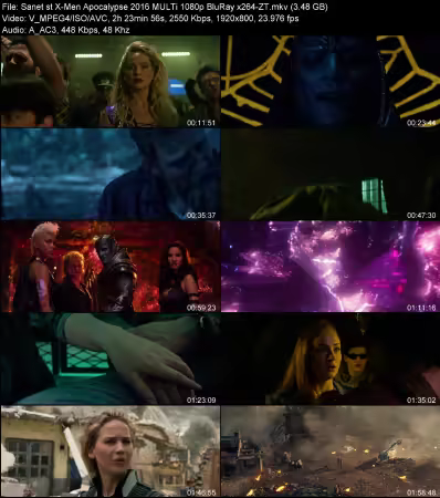 X-Men Apocalypse 2016 MULTi 1080p BluRay x264-ZT