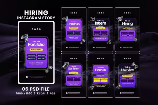 EE - Liquid Glass Hiring Social Media Story Design Temp P8PCV8H
