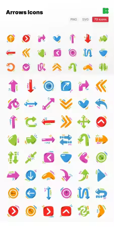 EE - Arrows Icon Pack BW2B4W6