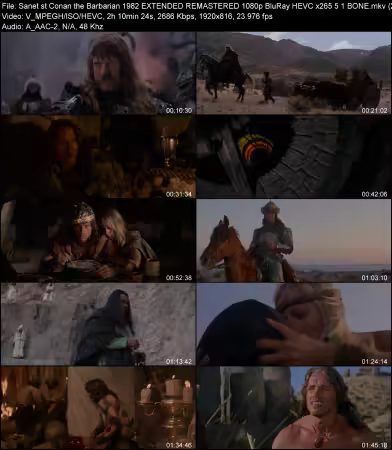 Conan the Barbarian 1982 EXTENDED REMASTERED 1080p BluRay HEVC x265 5.1 BONE