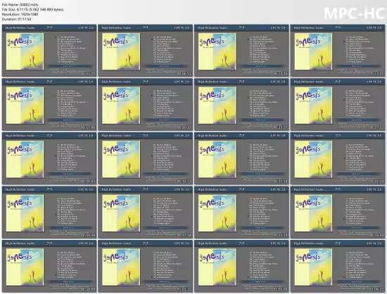 Genesis - We Can't Dance (1991/2007) Blu-ray Audio