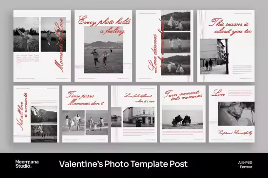 EE - White Minimal Valentine Photo Instagram Post SE9RQB5