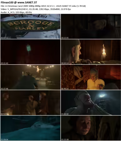 A Christmas Carol 2009 1080p BRRip HEVC AC3 5.1 - ASUS
