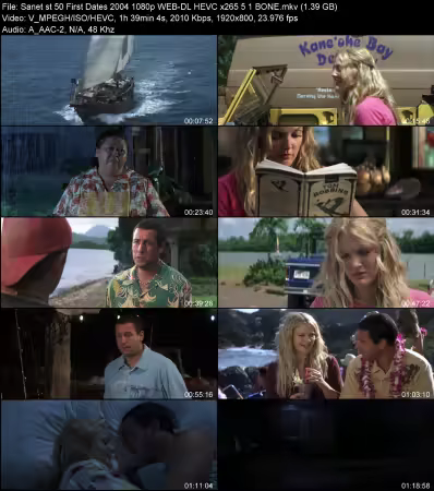 50 First Dates 2004 1080p WEB-DL HEVC x265 5.1 BONE