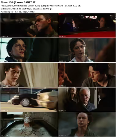 Wanted 2008 Extended Edition BDRip 1080p by Martokc