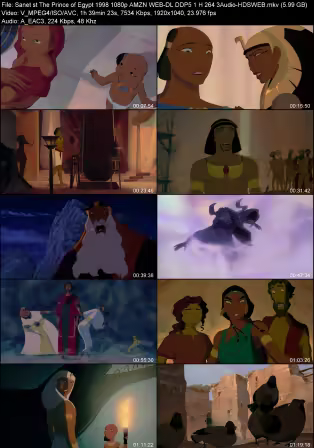 The Prince of Egypt 1998 1080p AMZN WEB-DL DDP 5.1 H264 2Audio-HDSWEB