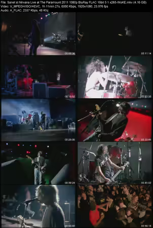 Nirvana Live at The Paramount 2011 1080p BluRay FLAC 16bit 5.1 x265-WoKE