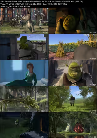Shrek 2001 1080p AMZN WEB-DL DDP 5.1 H264 2Audio-HDSWEB