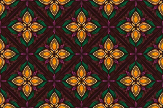 EE - Classic Flowers Seamless Pattern BYVRH9P