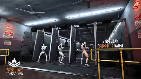 Unreal Engine Marketplace - Modular Shooting Range (Military Base, Military Facility, Shooting Range, Army) (5.5 – 5.7)