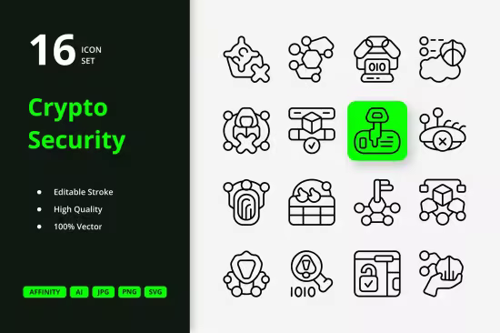 EE - Crypto Security Icons X5XUSHV