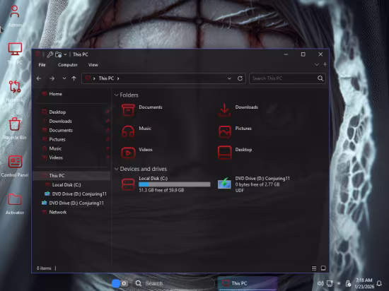 Windows 11 Pro Super Lite 25H2 Build 26200.7462 Conjuring 11