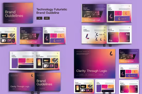 EE - Brand Guideline Technology Futuristic FE6BZ2X