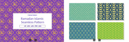 EE - Ramadan Islamic Seamless Pattern A9WR3RE