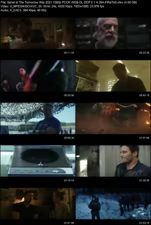 The Tomorrow War 2021 1080p PCOK WEB-DL DDP 5.1 H264-PiRaTeS