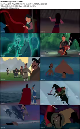 Mulan 1998 720p BRRiP XViD AC3-MAJESTiC