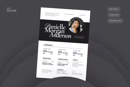 EE - Serif Minimal - Resume LMGQM6S