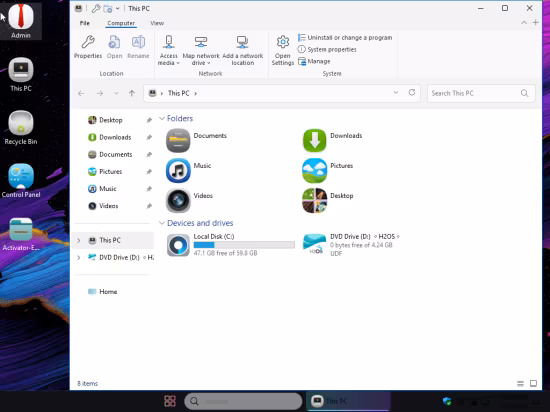 Windows 11 Pro 25H2 Build 26200.7627 H2OS Edition