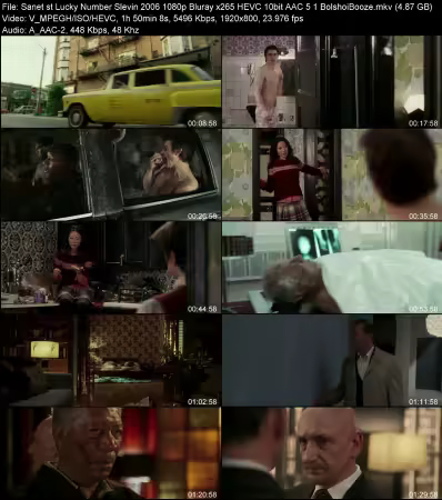 Lucky Number Slevin 2006 1080p Bluray x265 HEVC 10bit AAC 5.1 BolshoiBooze