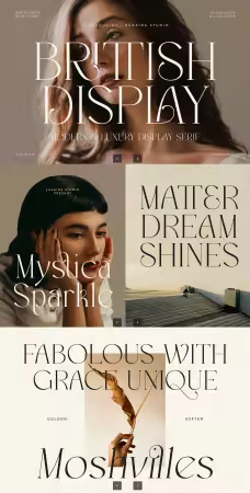 EE - Brittish - Modern Elegant Display Serif Ligatures B6E2NA8