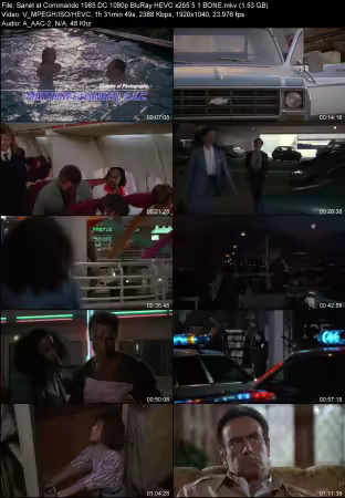 Commando 1985 DC 1080p BluRay HEVC x265 5.1 BONE