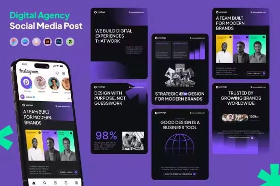 EE - Digital Agency Social Media Instagram Carousel GC6XKUN