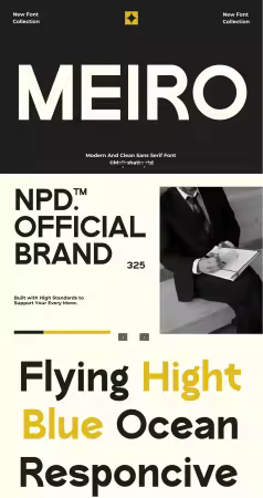 EE - Meiro – Modern Clean Sans Serif ZUBCRNW