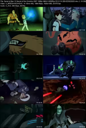 Ben 10 Secret of the Omnitrix 2007 1080p HMAX WEBRip DD 2.0 H265-EDGE2020
