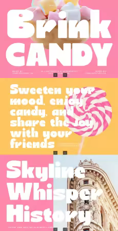 EE - Brink Candy - Bold Display Font K3UDUYT