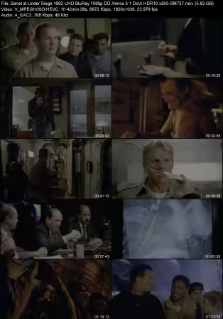 Under Siege 1992 UHD BluRay 1080p DD Atmos 5.1 DoVi HDR10 x265-SM737