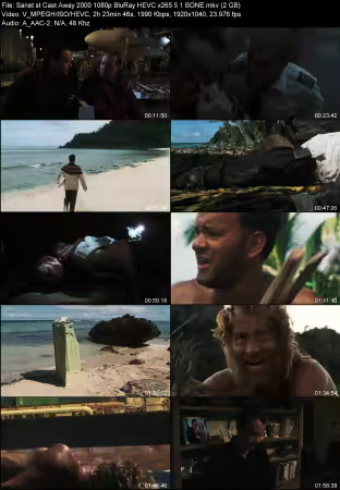 Cast Away 2000 1080p BluRay HEVC x265 5.1 BONE