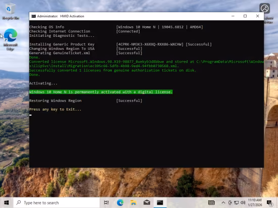 Windows 10 22H2 build 19045.6812 Aio 16in1 Preactivated January 2026