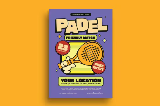 EE - Padel Match Flyer Template 7V4UNXS