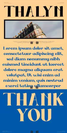 EE - Thalyn - Serif Display Font 7EZV5P6
