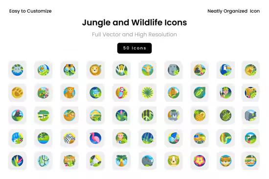 EE - Jungle and Wildlife Icons JWYBFF4