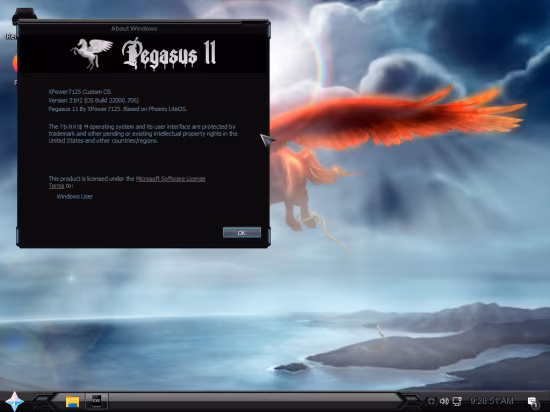 Windows 11 Pro 21H2 Build 22000.706 Pegasus 11 Edition