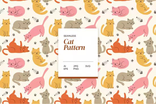 EE - Cat Pattern ND9CQW8