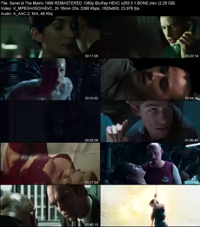 The Matrix 1999 REMASTERED 1080p BluRay HEVC x265 5.1 BONE