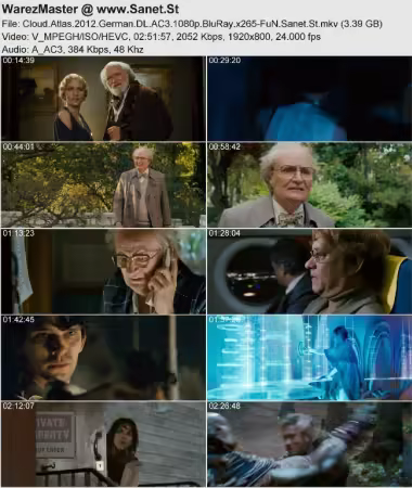 Cloud Atlas 2012 German DL AC3 1080p BluRay x265-FuN