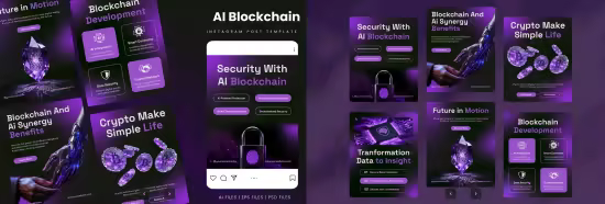 EE - AI Blockchain Instagram Post YEKS86X