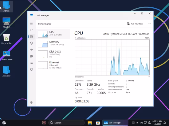 Windows 11 Pro 25H2 Build 26200.7462 Fluent Edition