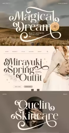 EE - Luxury Font - Magical Dream FZZBAAR