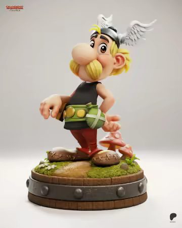 Tanuki Figures – Asterix TOON – 3D Model